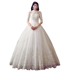 Classic White Bridal Gown for Christian Weddings