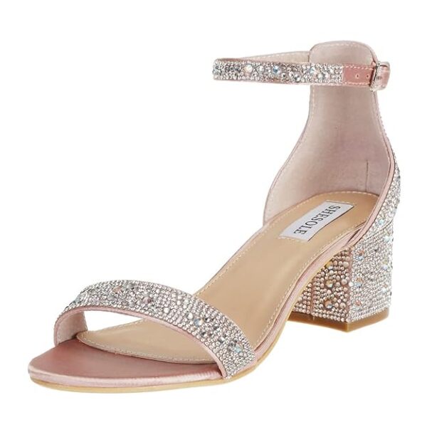 Sparkly Strappy Sandals for Bride & Formal Events